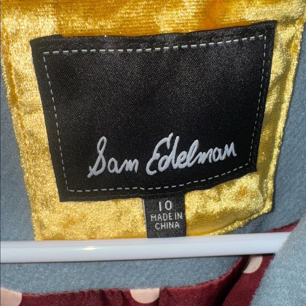 Sam Edelman Light Blue Coat size 10 - Picture 2 of 14